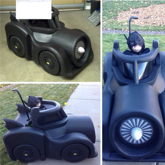 Coole Halloween-Kostüme für Kinder im Rollstuhl: Batmobile
