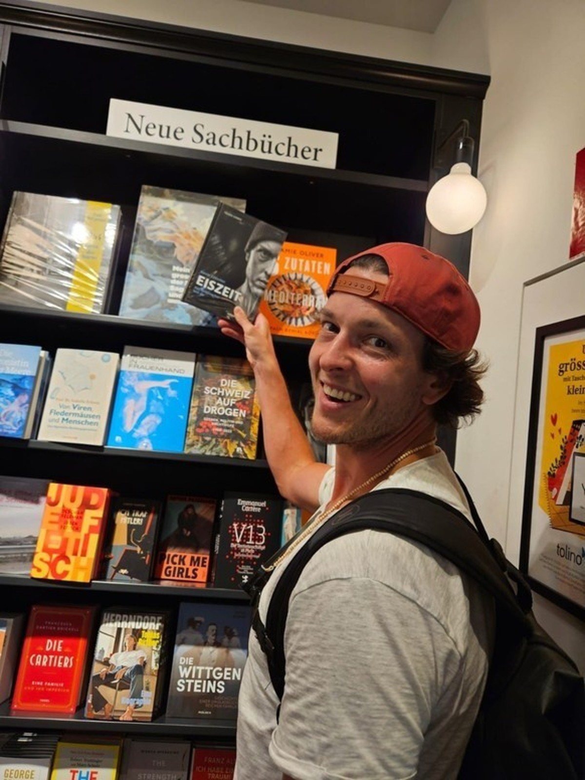 Kevin Lötscher raconte son histoire dans le livre Eiszeit.