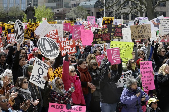 Frauenproteste in Indiana.&nbsp;
