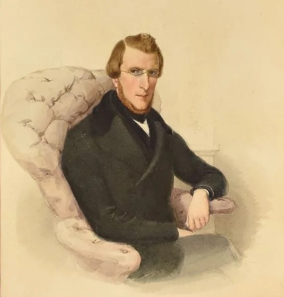 Aquarellporträt von Johann Jakob von Tschudi.
https://www.freulerpalast.ch/