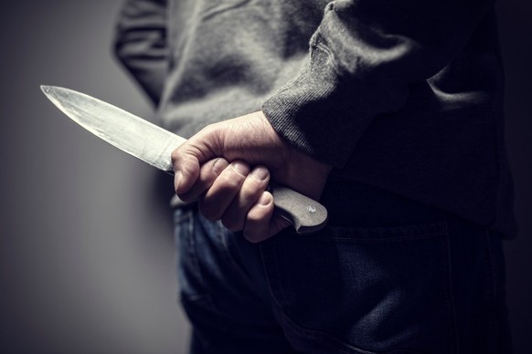 Erstochen Messer