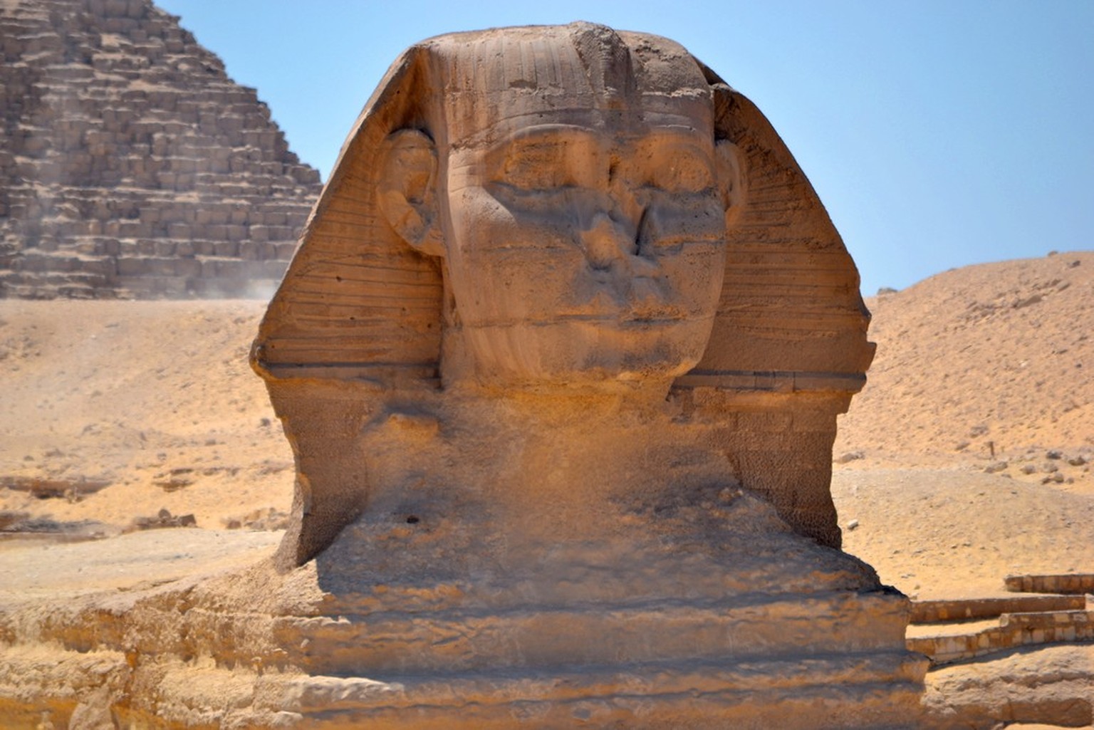 Kopf der Grossen Sphinx von Giseh