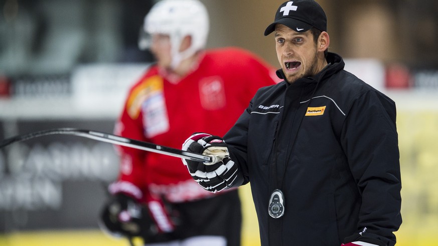 Nati-Cheftrainer Patrick Fischer weist seinem Team den Weg.