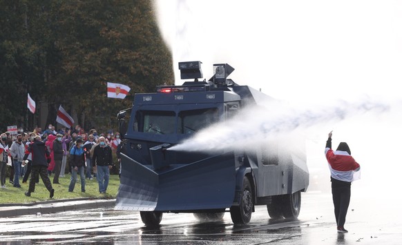 Die Polizei ging erneut brutal gegen Protestierende vor.