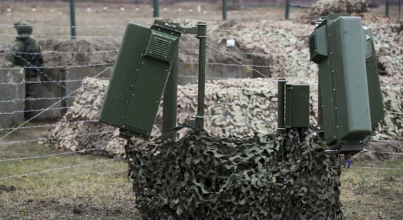With the Pole-21 electronic warfare system, Russia disrupts Ukrainian aerial reconnaissance (archive image).