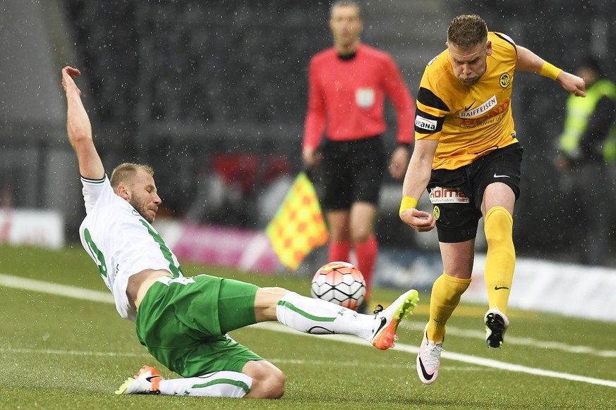 St.Gallen muss gegen die Young Boys unten durch.