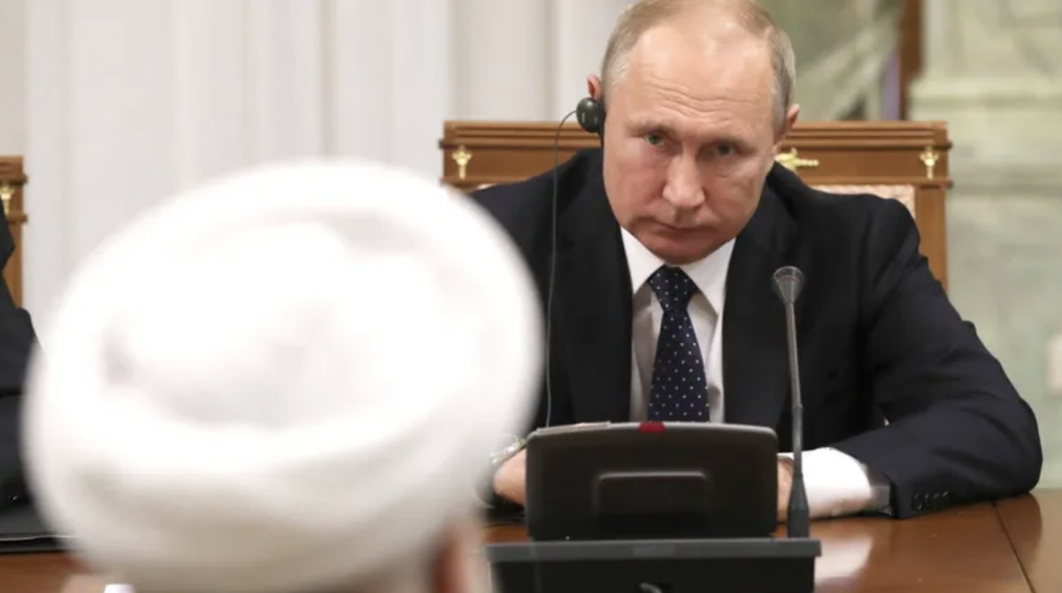 Vladimir Poutine reçoit l'ancien président iranien Hassan Rohani (image d'archive).
