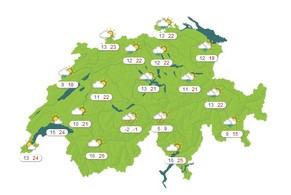 Wetterkarte vom 25.06.2014, 10:43 Uhr.