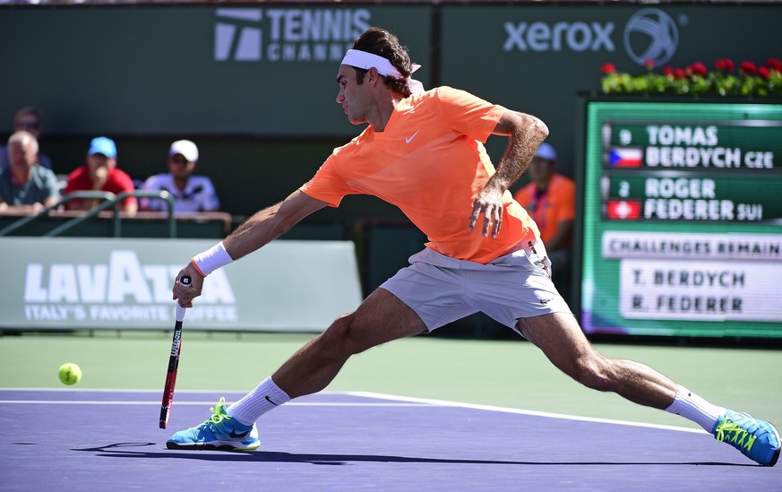 Richtig strecken musste sich der Schweizer gegen Berdych nie.