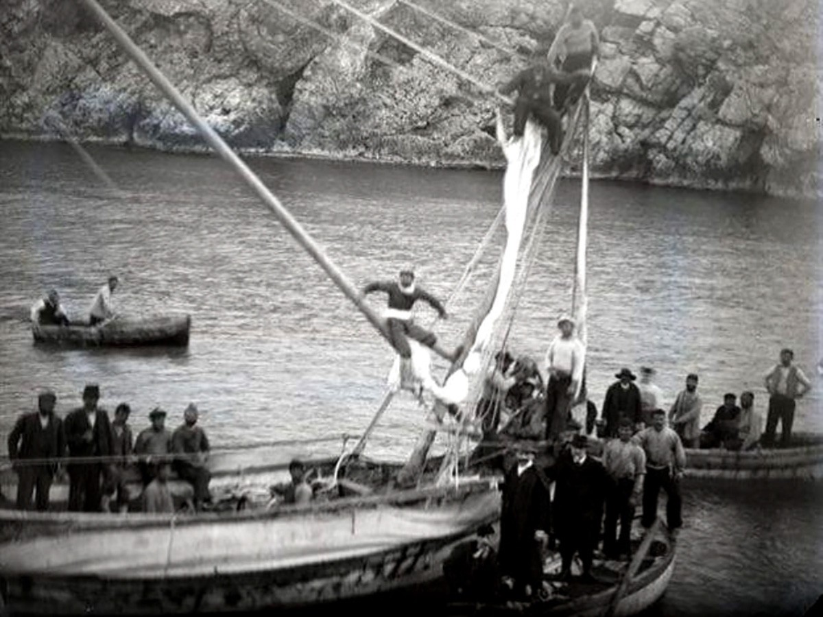 Récupération des objets trouvés dans l’épave romaine durant l’hiver 1900/1901.
https://commons.wikimedia.org/wiki/File:Antikes_Wrack_von_Antikythera_02.jpg