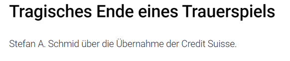 Credit Suisse Übernahme, Südostschweiz