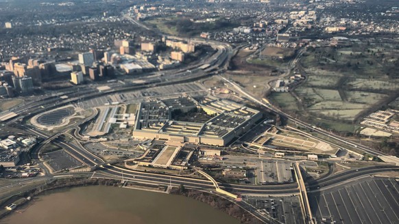 FILE - The Pentagon and the surrounding area is seen in this aerial view in Washington, Jan. 26, 2020. (AP Photo/Pablo Martinez Monsivais, File)
Pentagon Press Policy