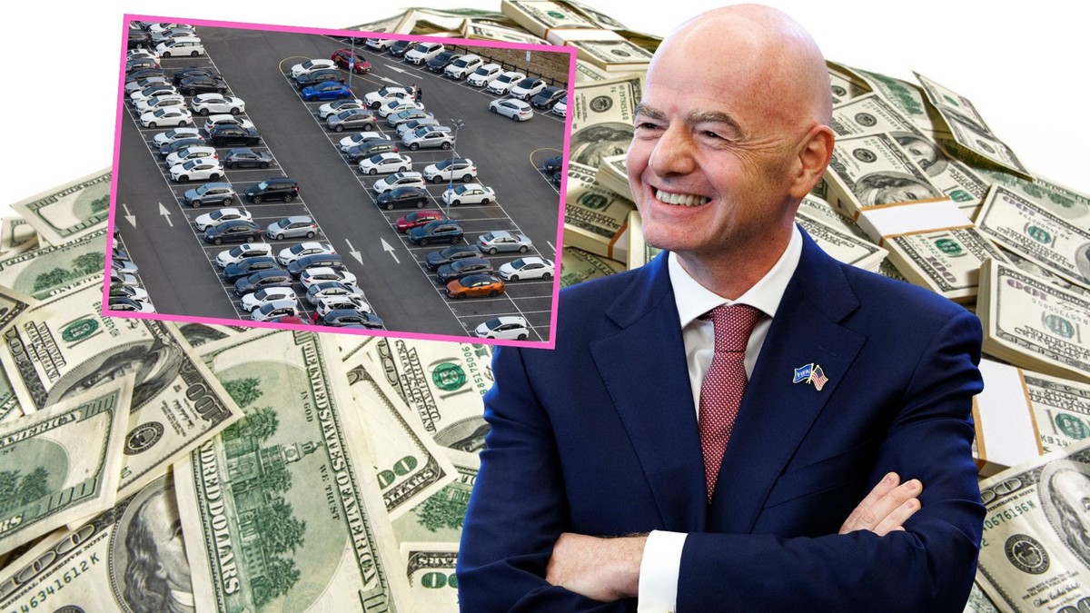 La Fifa (ici son président Gianni Infantino) va encaisser beaucoup d'argent pendant le Mondial grâce aux parkings.