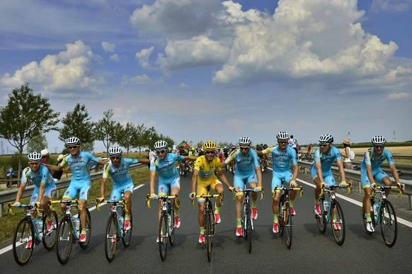 Das Astana-Team steht grundsätzlich unter Doping-Verdacht, wogegen Nibali ankämpft.