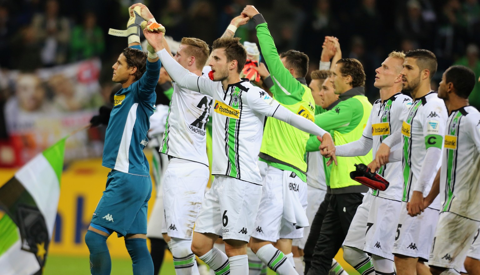 Gladbach – angeführt von Yann Sommer – darf endlich wieder jubeln.