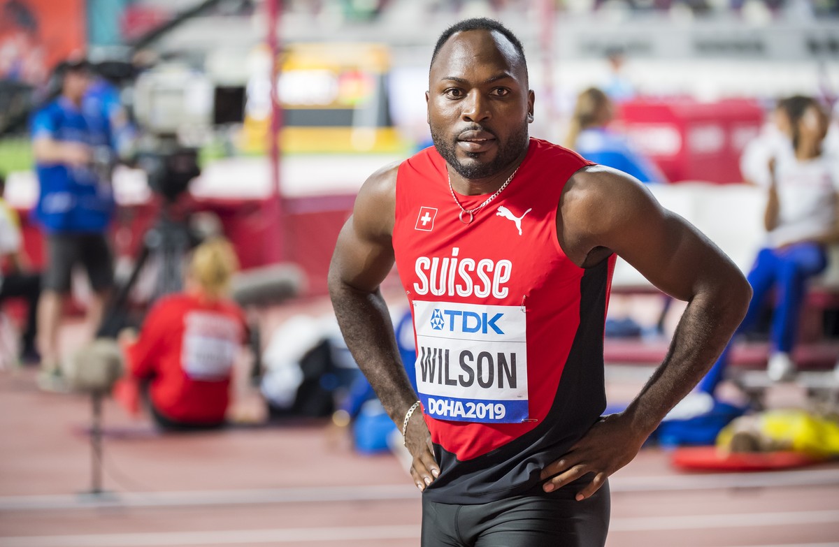 ARCHIV --- ZUR MELDUNG, DASS DER SPRINTER ALEX WILSON EINE 4-JAEHRIGE SPERRE UND EINE GELDSTRAFE WEGEN DOPING ERHAELT, STELLEN WIR IHNEN FOLGENDES BILDMATERIAL ZUR VERFUEGUNG --- Alex Wilson from Swit ...