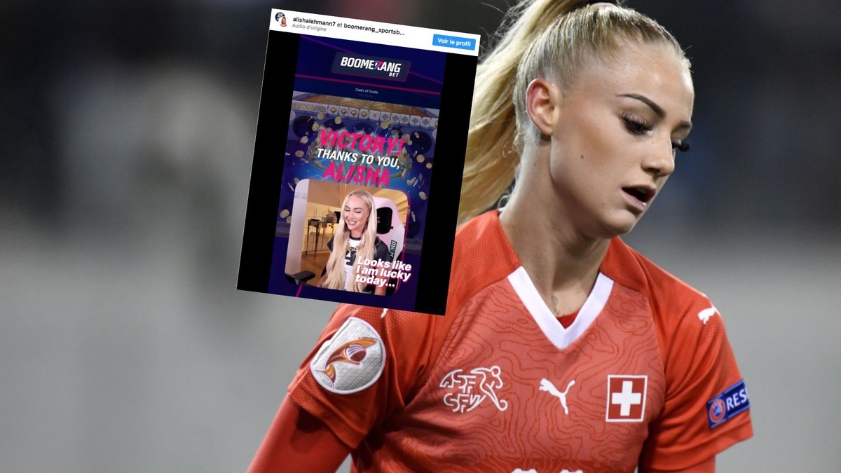 Cette publication Instagram d'Alisha Lehmann ne plaît pas à tout le monde.
