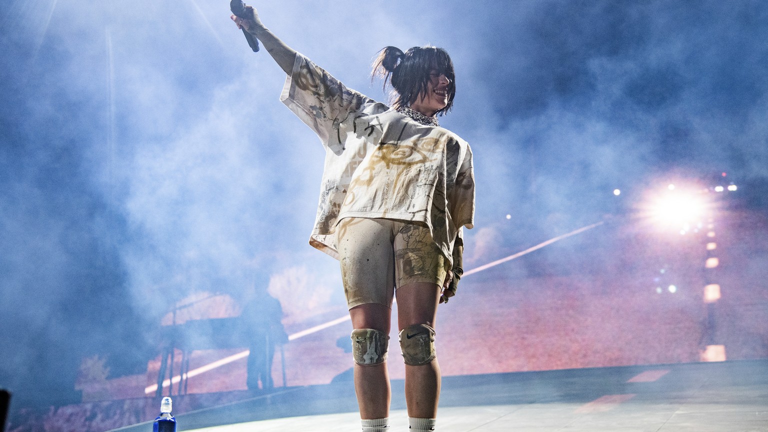 Billie Eilish performs at the Coachella Music &amp; Arts Festival at the Empire Polo Club on Saturday, April 16, 2022, in Indio, Calif. (Photo by Amy Harris/Invision/AP)
Billie Eilish