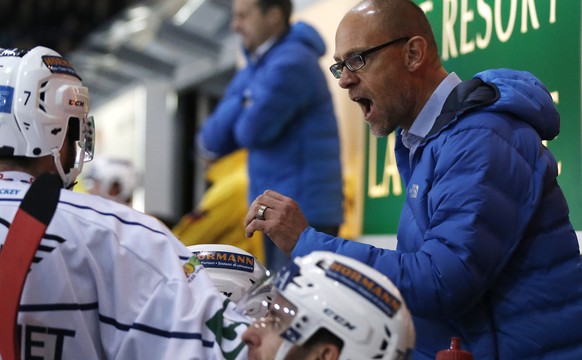 Tobt schon mal – Ambri-Trainer Hans Kossmann. Aber nicht nach der Niederlage gegen Biel.