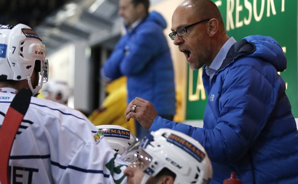 Tobt schon mal – Ambri-Trainer Hans Kossmann. Aber nicht nach der Niederlage gegen Biel.