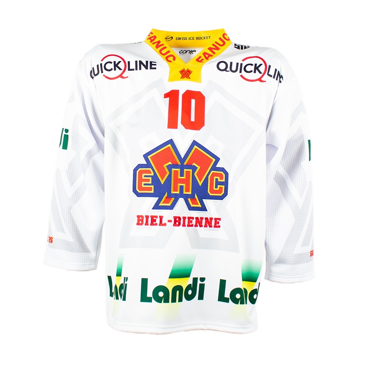 National-League-Saison 2025/26: Die Trikots des EHC Biel.