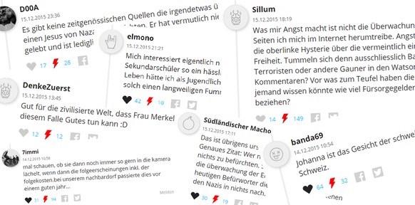 Blitzgewitter: Immer wieder erhalten einzelne Kommentare eine grosse Anzahl Blitze. Aber was sagt das aus?