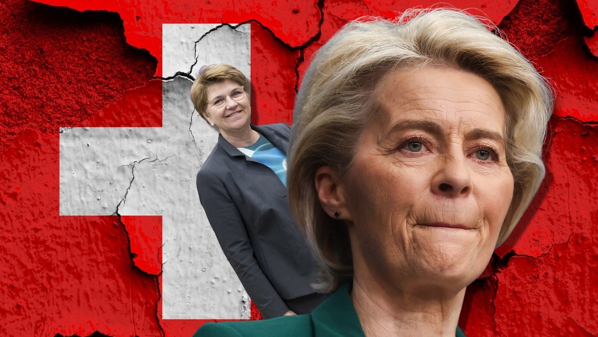 C'est parti! La présidente de la Confédération Viola Amherd donne le coup d'envoi des nouvelles négociations avec l'UE en compagnie de la présidente de la Commission européenne Ursula v ...