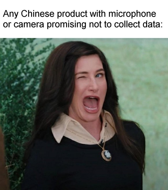 Meme zu China-Spyware