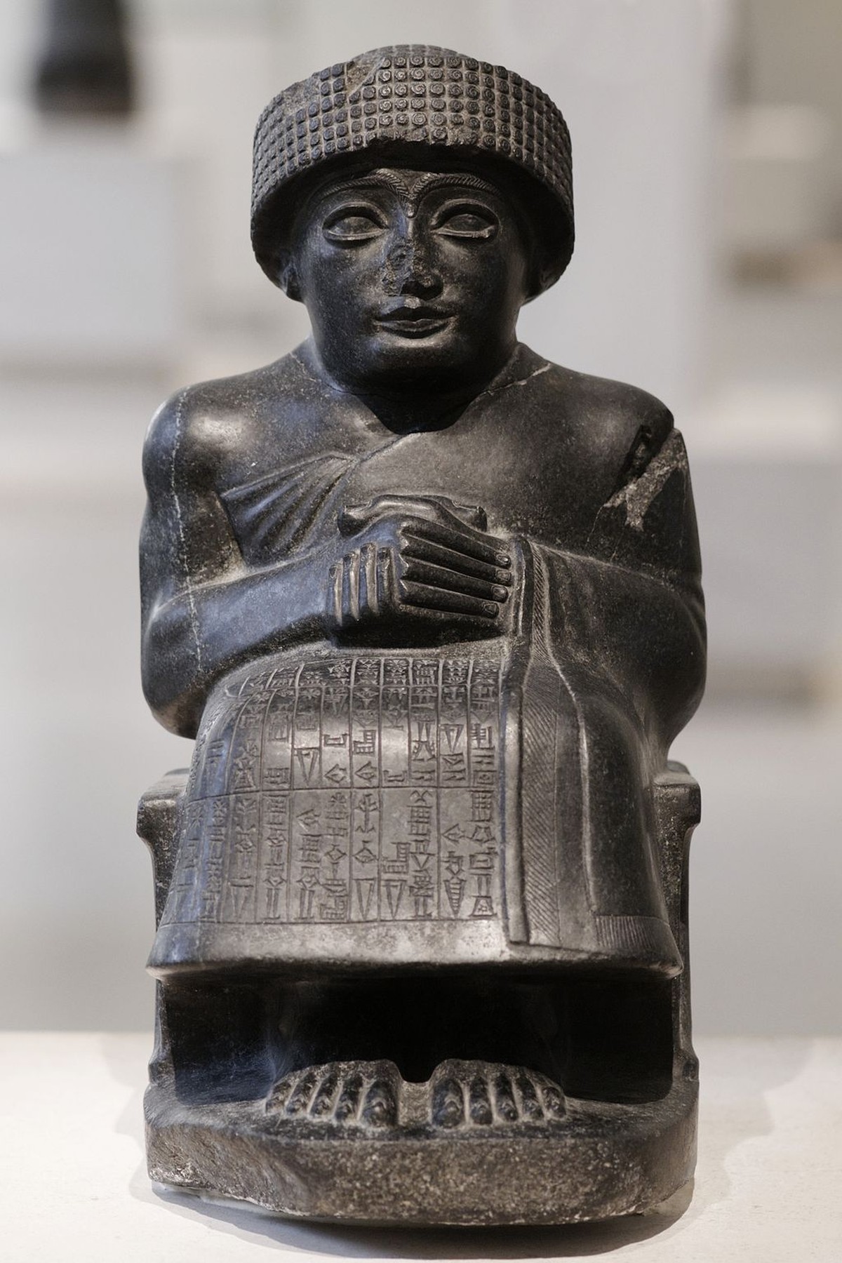 Gibt es eigentlich gar nicht: Dioritstatue von 2120 v. Chr.