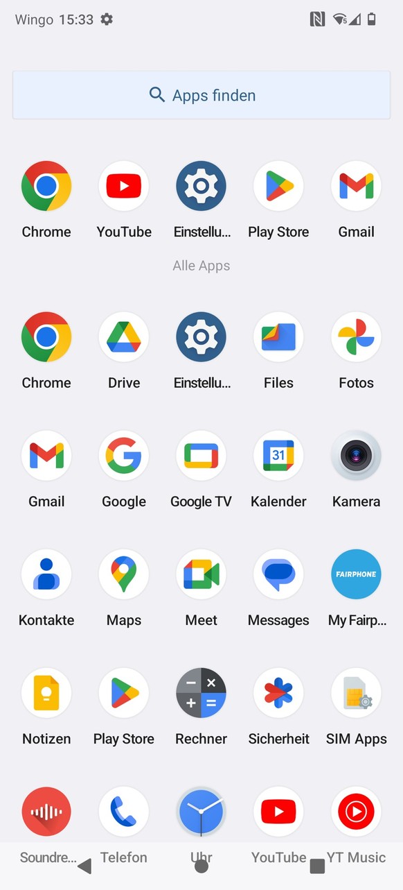 From the iPhone to the Fairphone 5: I finally find the settings.