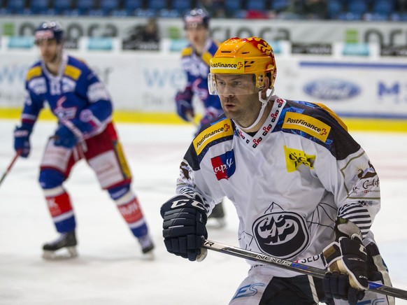 HC Ambri-Piotta Stuermer Jeff Taffe im sechsten Eishockey Spiel der Platzierungsrunde der National League zwischen dem EHC Kloten und dem HC Ambri-Piotta am Samstag, 24. Maerz 2018, in Kloten. (PPR/Pa ...