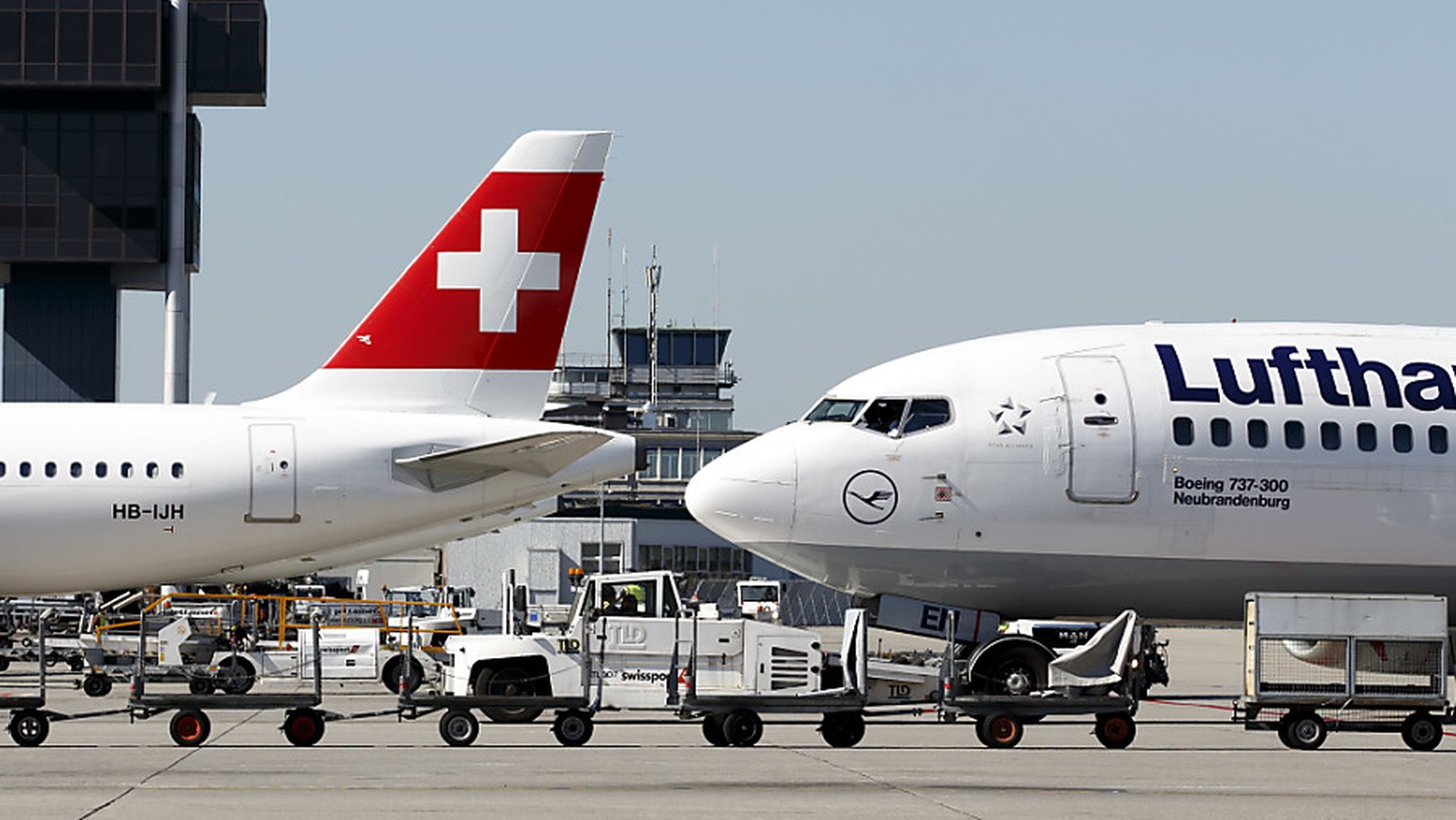 Die Swiss und ihre Mutter Lufthansa streichen wegen der sich ausbreitenden Coronavirusinfektion sämtliche Flüge von und nach China bis zum 9. Februar. (Archiv)