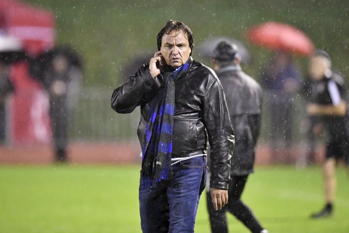 ARCHIVBILD ZUR TRAINERENTLASSUNG BEIM FC SION --- Sions Trainer Christian Constantin, im 1/8-Finalspiel des Schweizercup zwischen dem FC Linth 04 und dem FC Sion, am Mittwoch, 30. Oktober 2019, in Gla ...