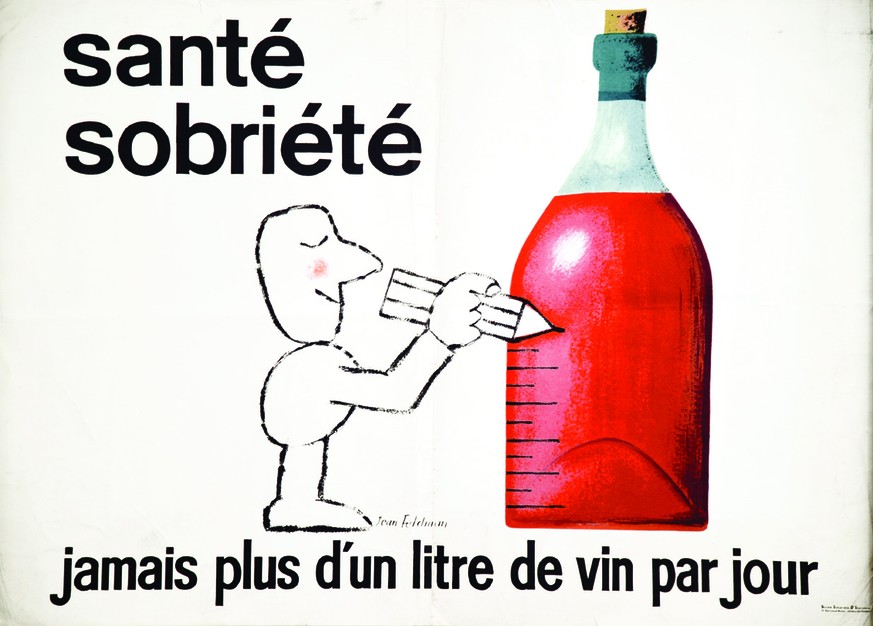 alkohol prävention frankreich 50er 50s fünfzigerjahre fifties http://www.messynessychic.com/2016/12/23/no-more-than-a-litre-of-wine-a-day-recommends-a-1950s-french-sobriety-campaign/