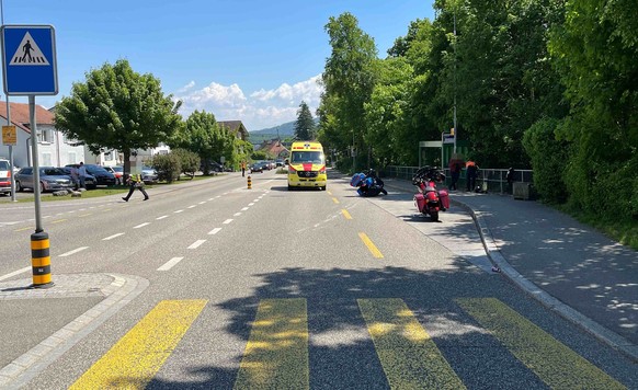 Trimbach: Fussgängerin wird von Motorrad erfasst – zwei Personen verletzt