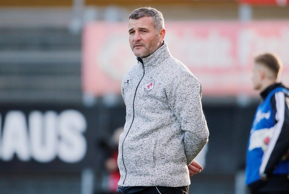 Foto Manuel Geisser 30.01.2022 Winterthur , Stadion Schützenwiese , Saison 2021/2022 Herren Fussball Challenge League FC Winterthur - SC Kriens Trainer Alexander Frei (FC Winterthur)