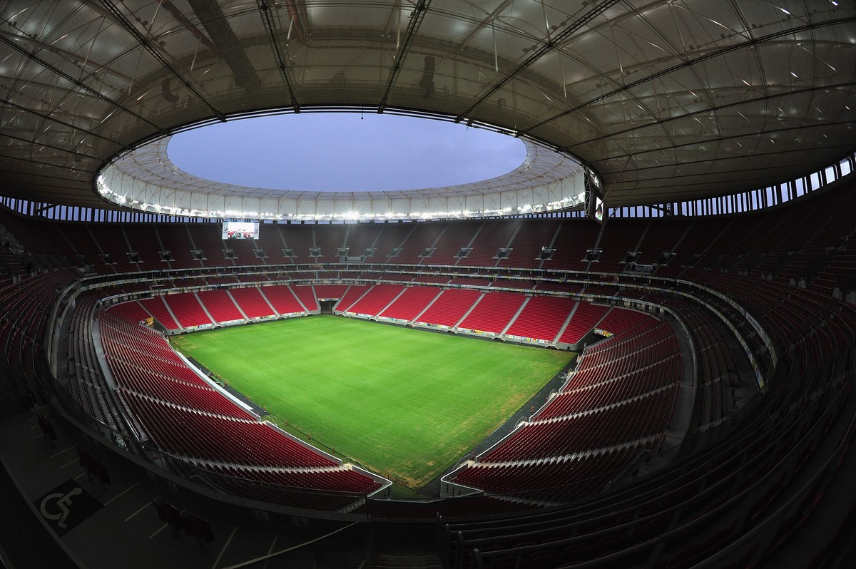 Das Mane Garrincha Stadion, das Nationalstadion in Brasilia, kostete rund 250 Millionen.