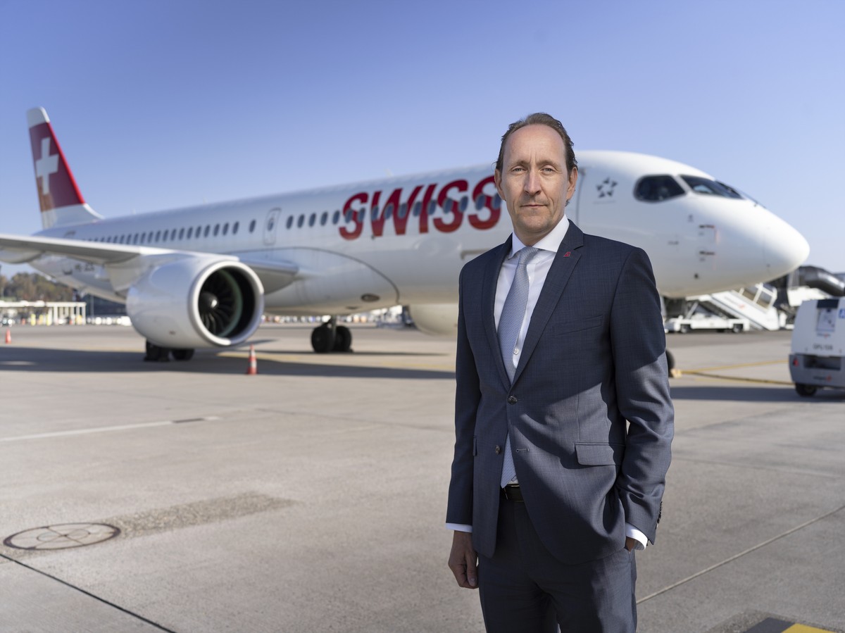 AVIS --- ZU DIETER VRANCKX, CEO DER FLUGGESELLSCHAFT SWISS, STELLEN WIR IHNEN FOLGENDES NEUES PORTRAIT ZUR VERFUEGUNG. WEITERE BILDER FINDEN SIE AUF visual.keystone-sda.ch --- Dieter Vranckx, CEO der  ...
