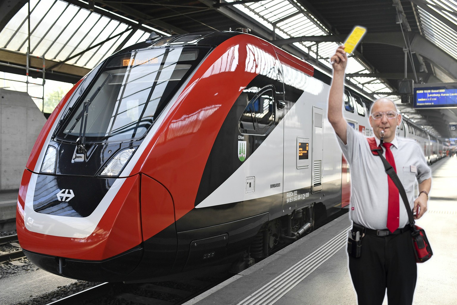 SBB-Zugbegleiter klagen wegen des Bombardier-Schüttelzuges über gesundheitliche Probleme.