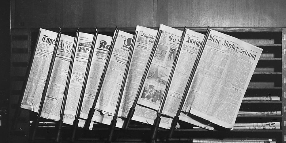 Bei der Pressefreiheit liegt die Schweiz 2023 weltweit auf Platz 9.