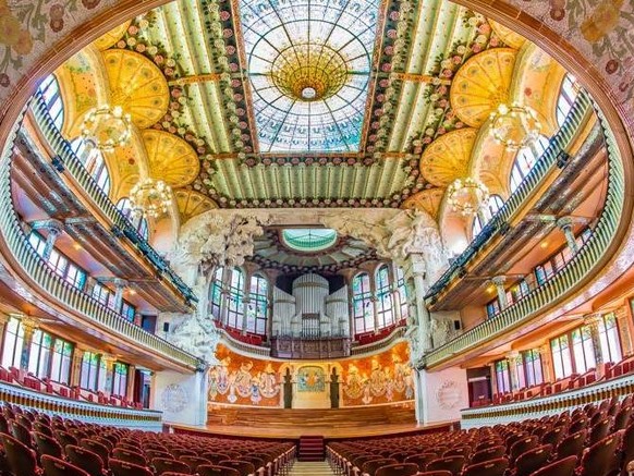 Palau de la Música Catalana, Barcelona, Spanien