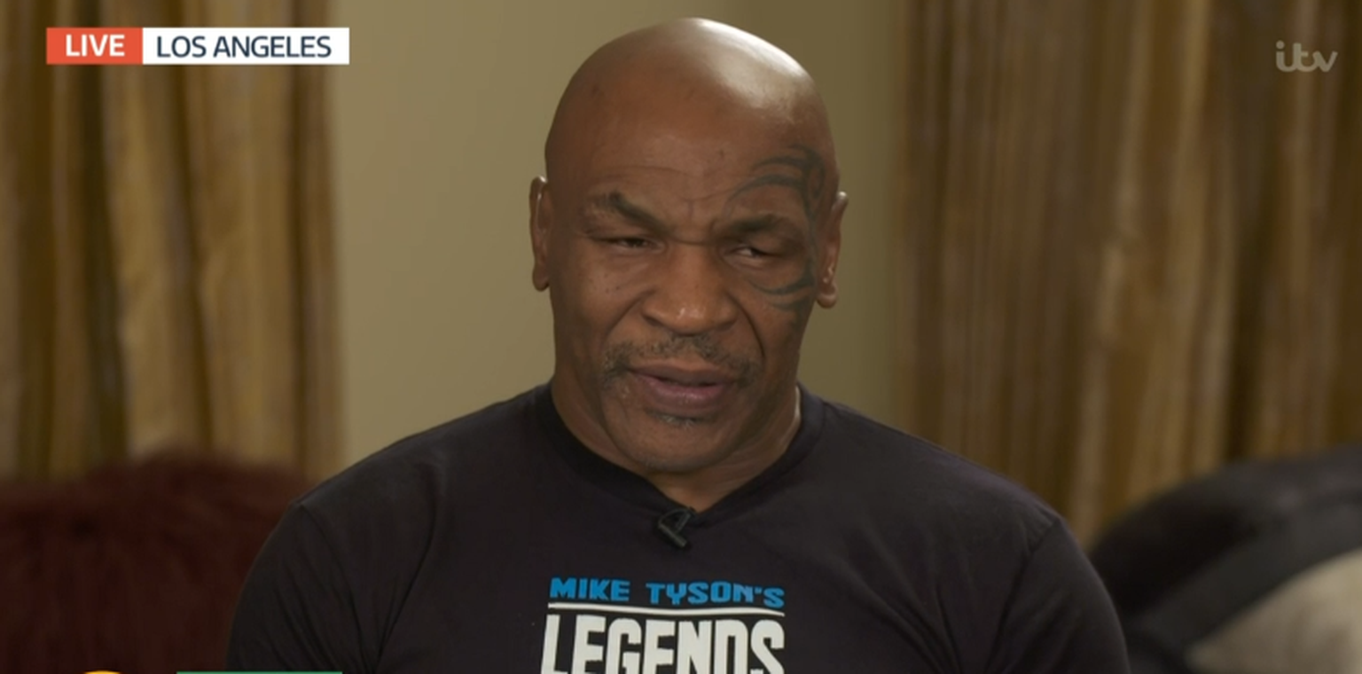 Mike Tyson war definitiv nicht in seiner besten Verfassung.