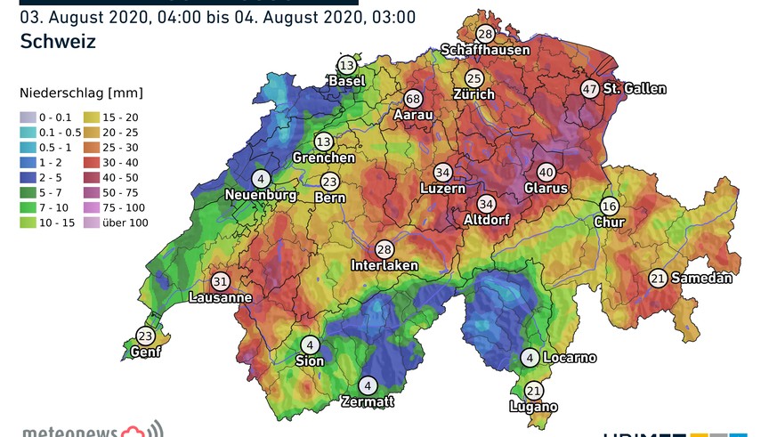 Wetter Schweiz: Regen hört bald auf - dann kommt der ...
