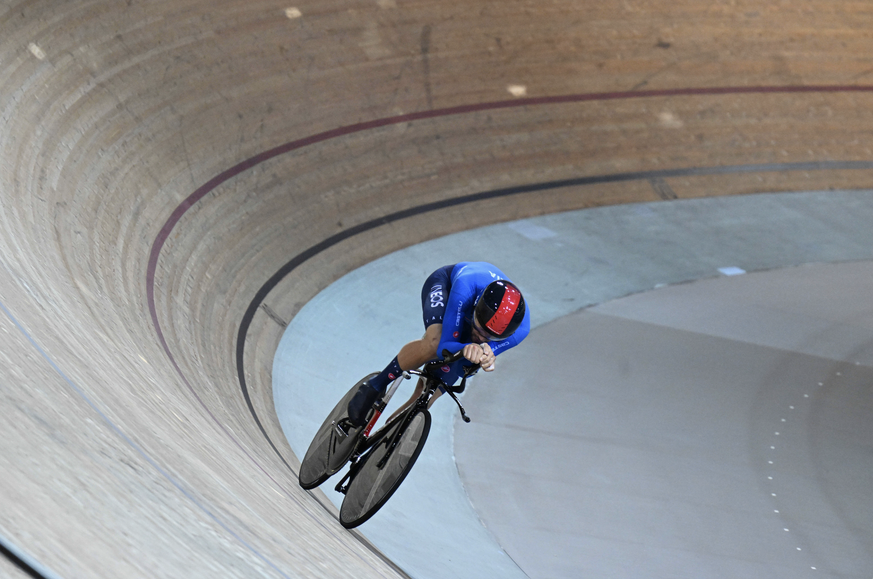 14-10-2022 World Championships Elite Track; Giornata 03; 2022, Ineos - Grenadiers; Ganna, Filippo; Saint Quentin En Yvelines; PUBLICATIONxNOTxINxITAxFRAxNED