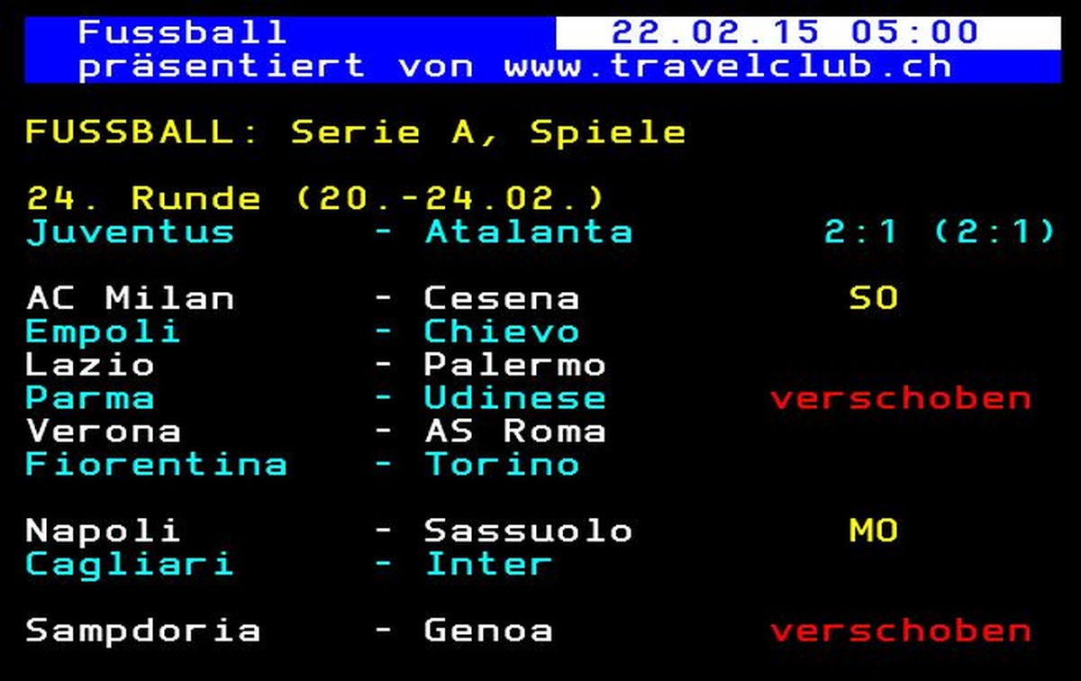 Es heisst noch «verschoben», doch möglicherweise wird die Partie zwischen Parma und Udinese nie nachgeholt.