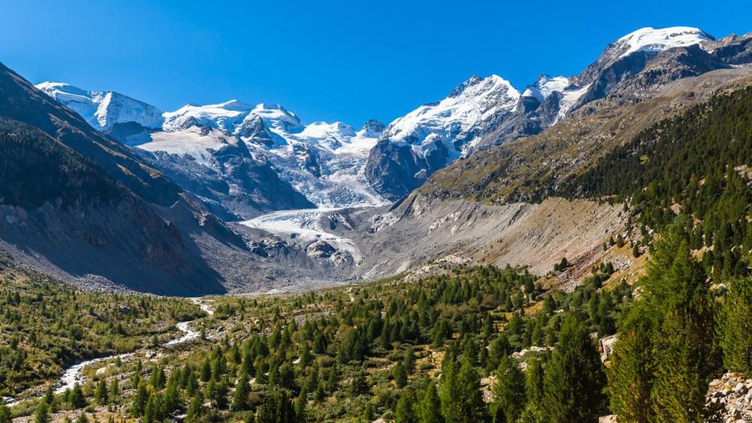 Die Schweizer Gletscher schmelzen dieses Jahr schneller als üblich.