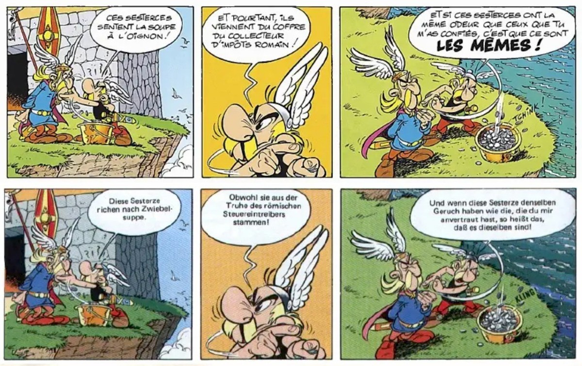 Astérix et le chaudron - Asterix und der Kupferkessel - 1969