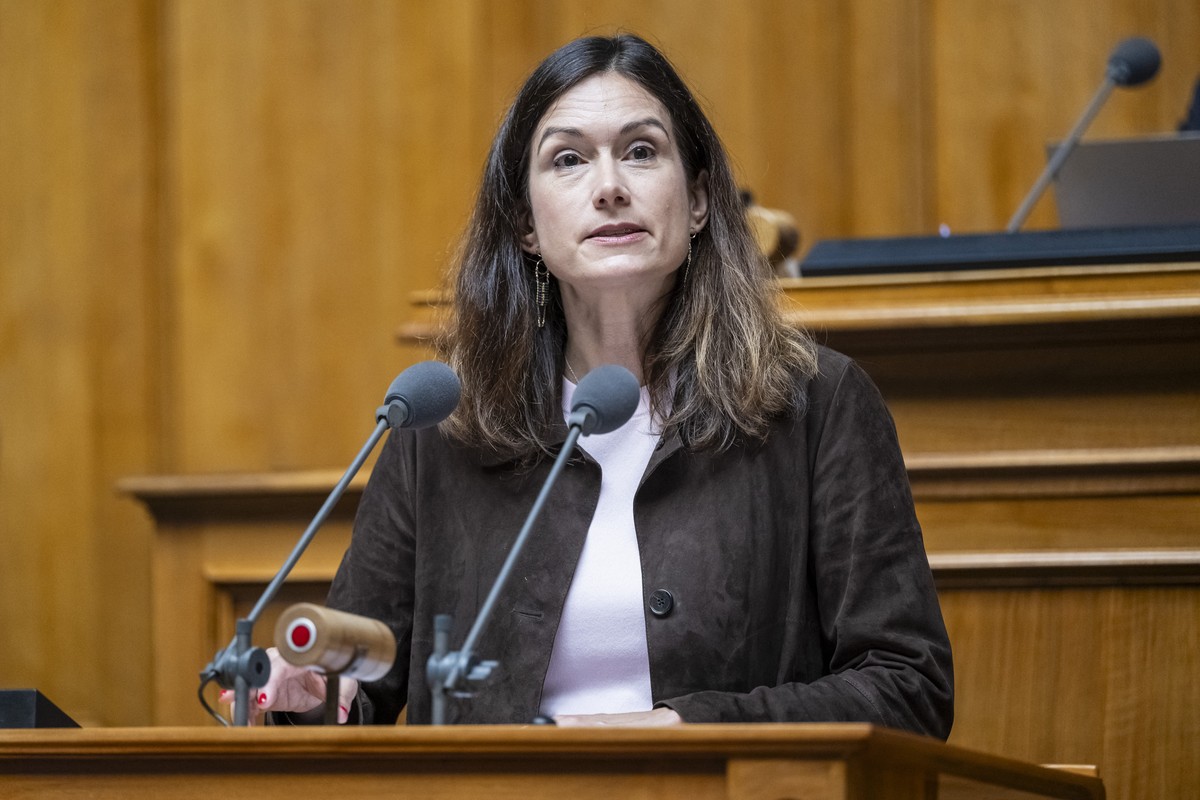 Maja Riniker, FDP-AG, spricht zur Grossen Kammer, an der Sommersession der Eidgenoessischen Raete, am Donnerstag, 4. Juni 2026 im Nationalrat in Bern. (KEYSTONE/Alessandro della Valle)