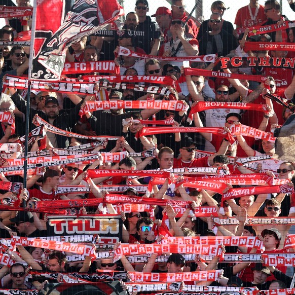 OB. Fans , FC Lugano-FC Thun , Swiss Super League , Fu