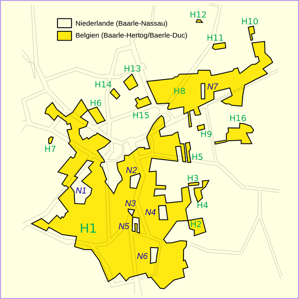 Verrückte Grenzen, Teil I: Sechs Schweizer Grenzfälle
Die Stadt Baarle in Holland und in Belgien hat einen kuriosen und komplizierten Grenzverlauf. Innerhalb belgischem Gebiet der Stadt gibt es sieben ...